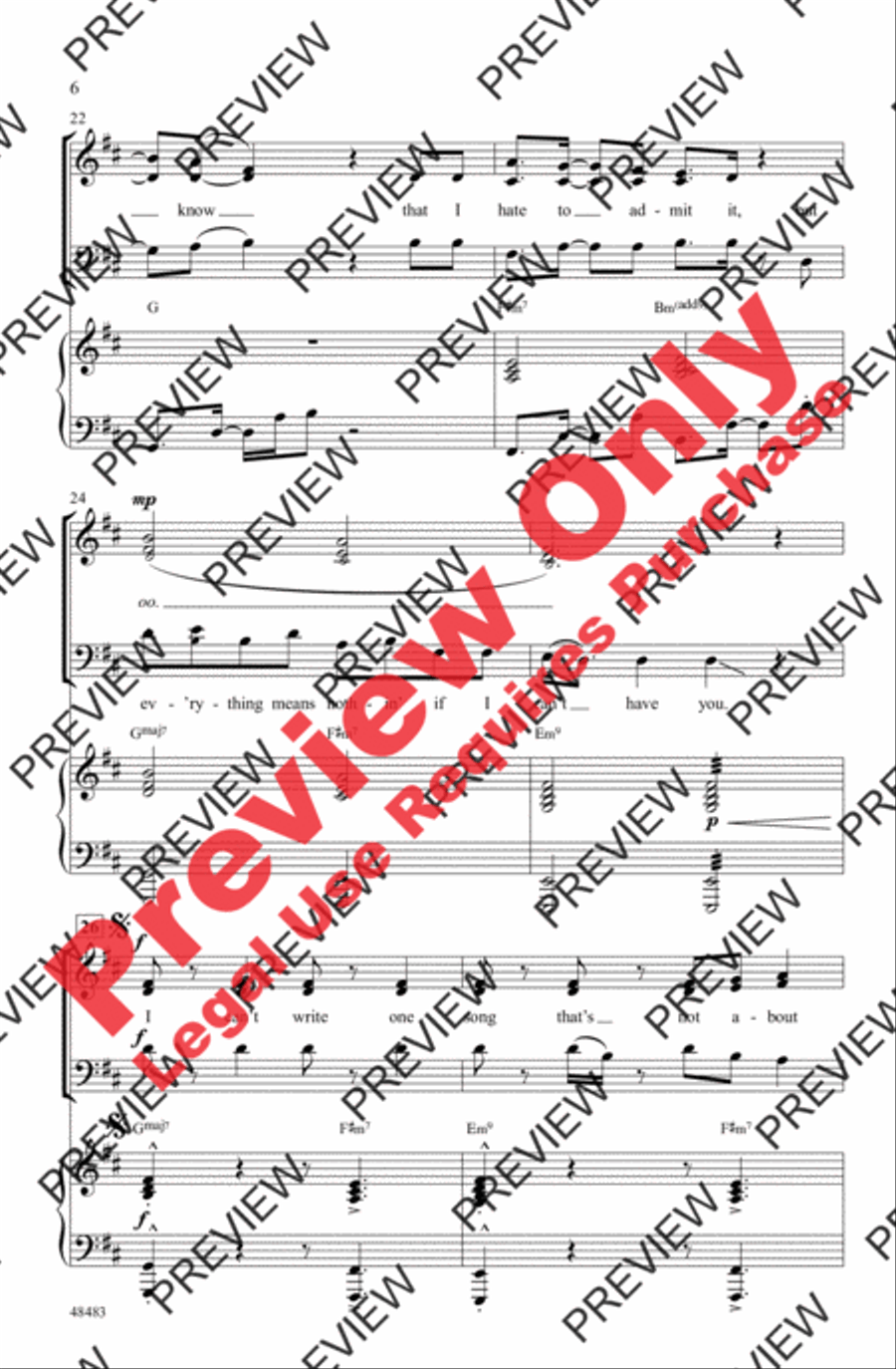 If I Can't Have You If I Can't Have You 3-Part scores gallery preview page 6