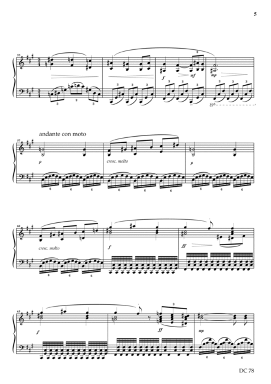 Three Impressionist Sketches Piano Solo scores gallery preview page 5