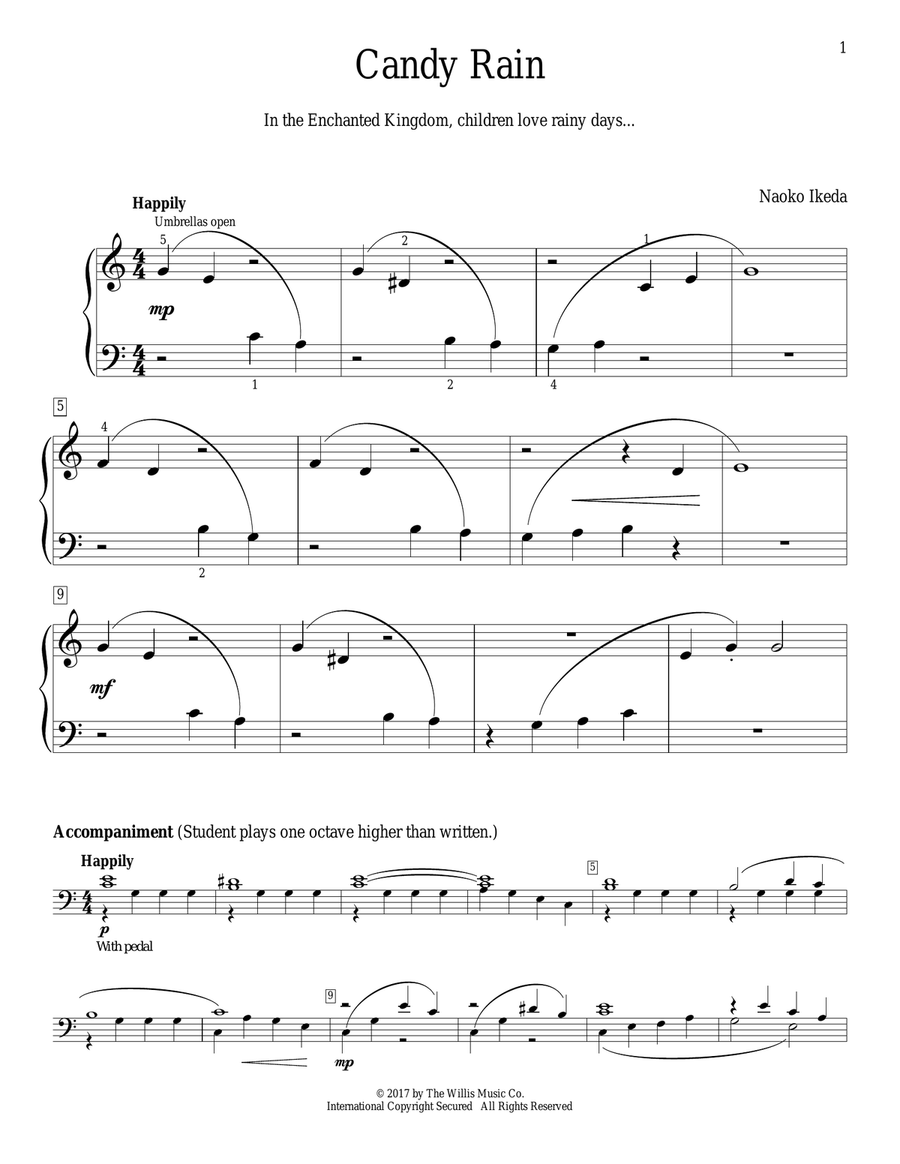 Candy Rain Piano Method scores gallery preview page 1