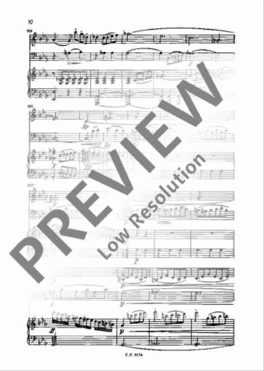 Piano Trio No. 3 C minor Piano Trio scores gallery preview page 19