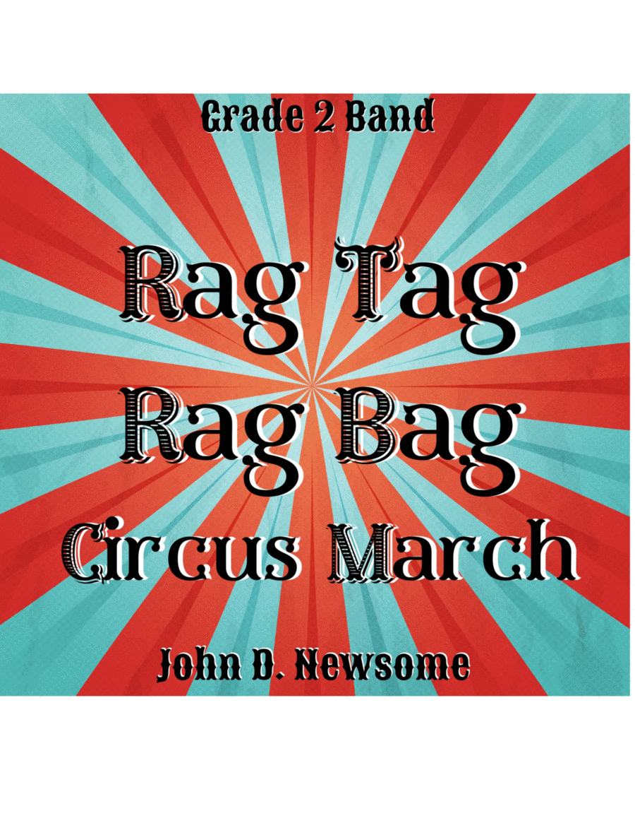 Rag Tag Rag Bag Circus March Concert Band scores gallery preview page 1