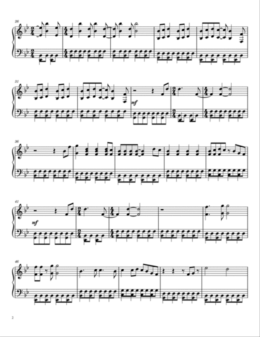 Charlie Brown Easy Piano scores gallery preview page 2