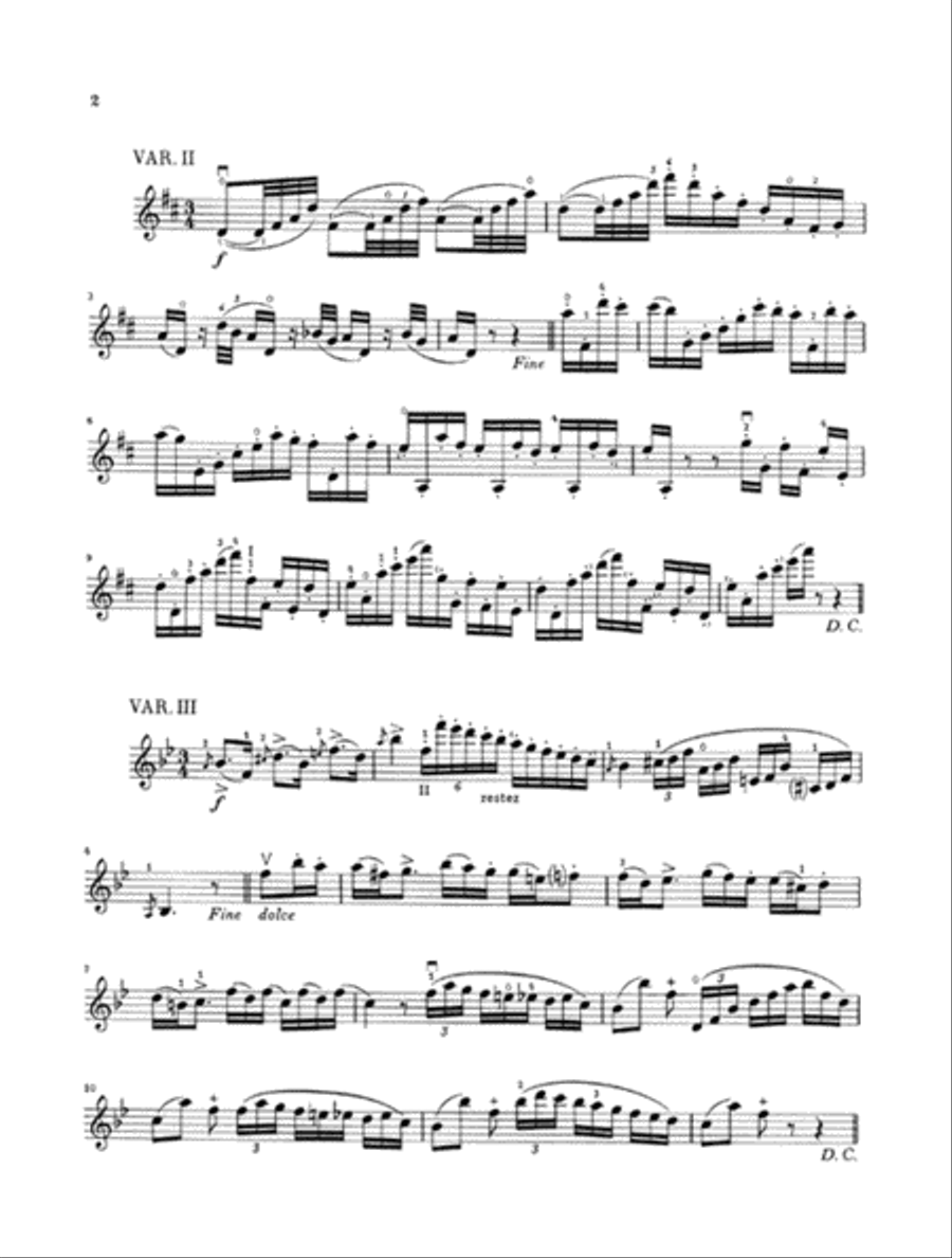 60 Variations on Barucabá for Violin and Guitar Op. 14