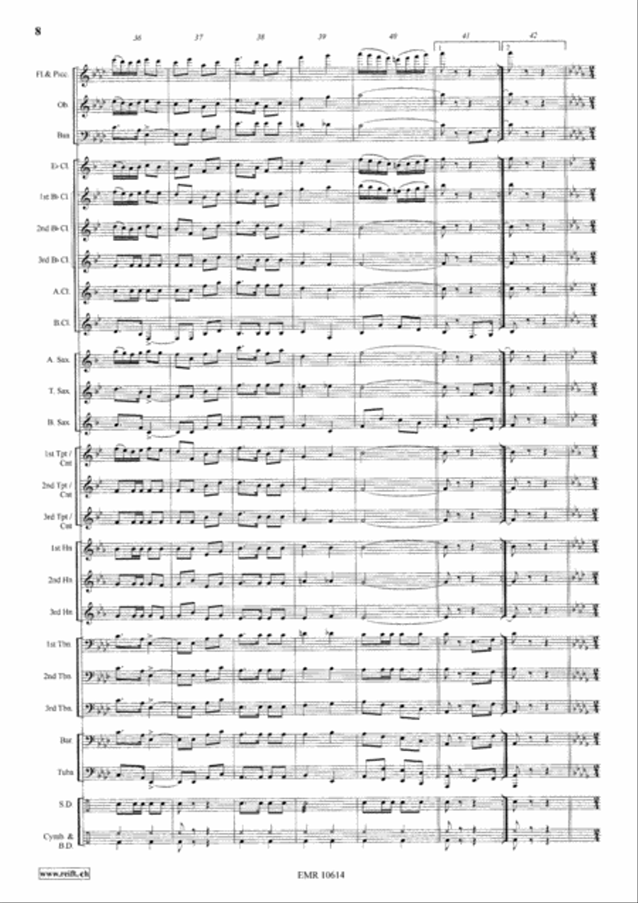 Into The Future Concert Band scores gallery preview page 9