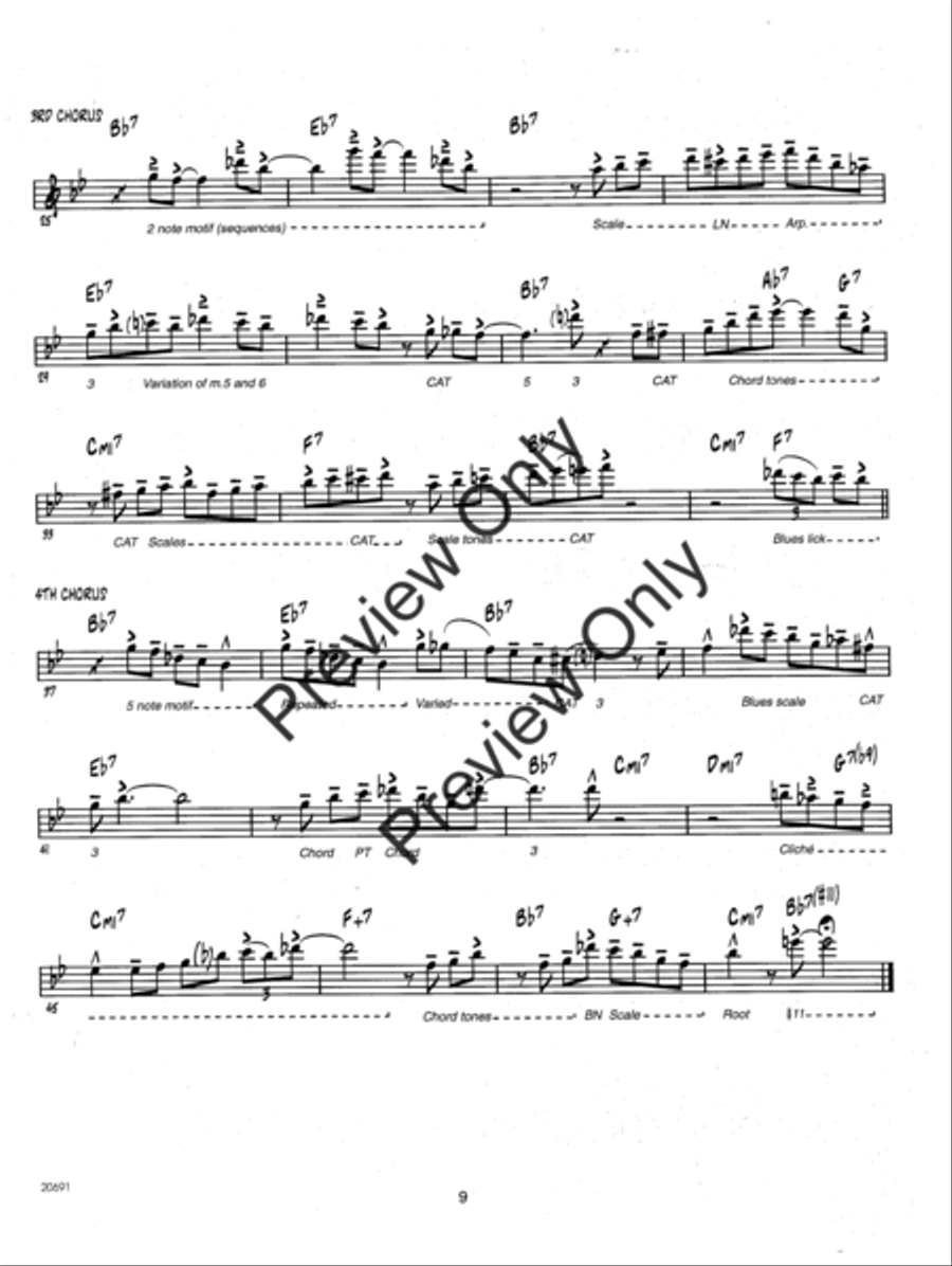 Effective Etudes For Jazz - Flute - Book with MP3 Downloads Jazz Ensemble scores gallery preview page 10