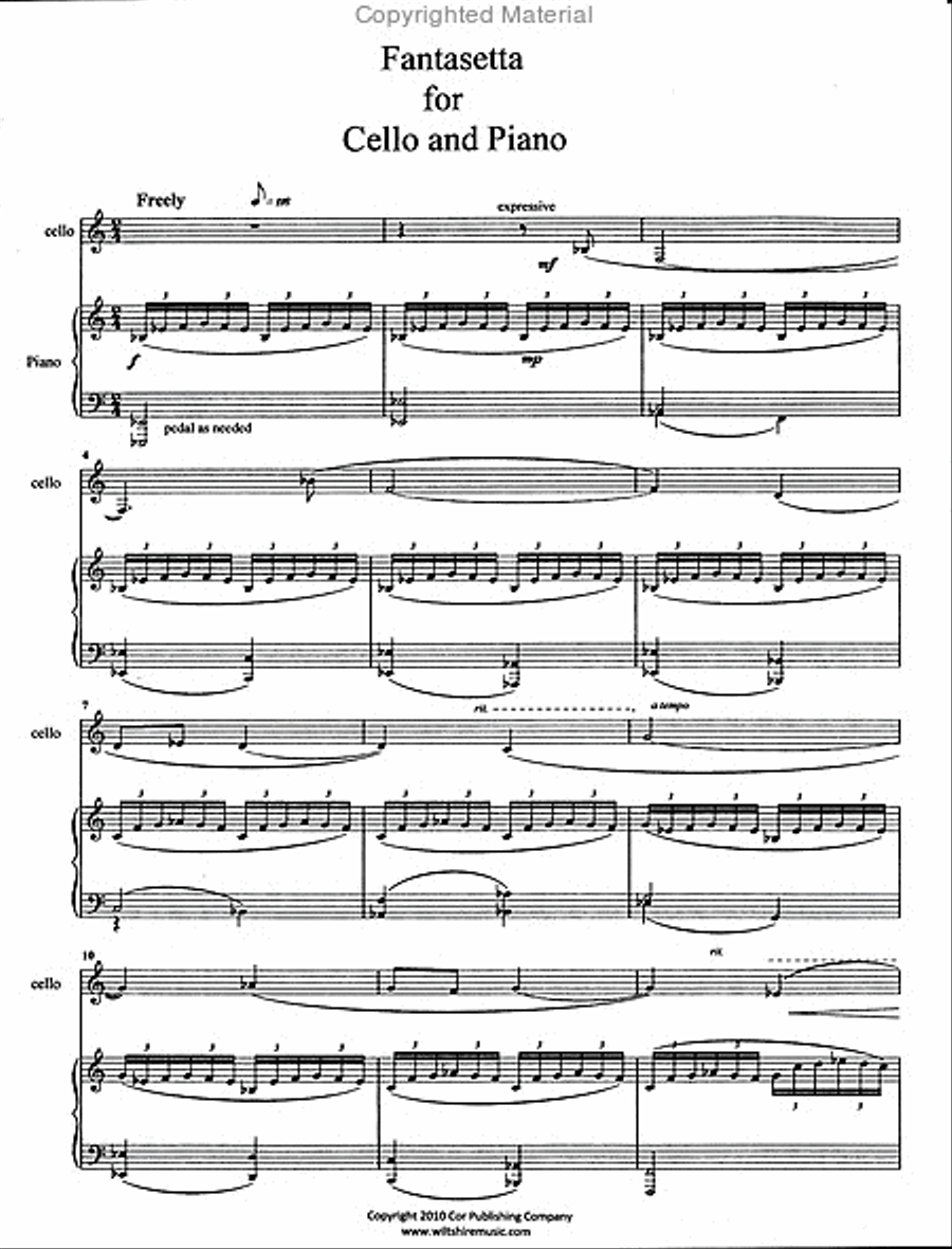 Fantasetta Piano Accompaniment scores gallery preview page 2