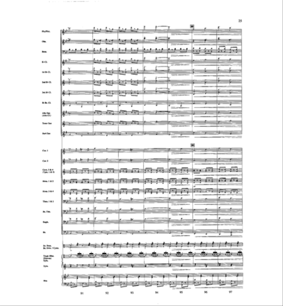 Sabre and Spurs Concert Band scores gallery preview page 17