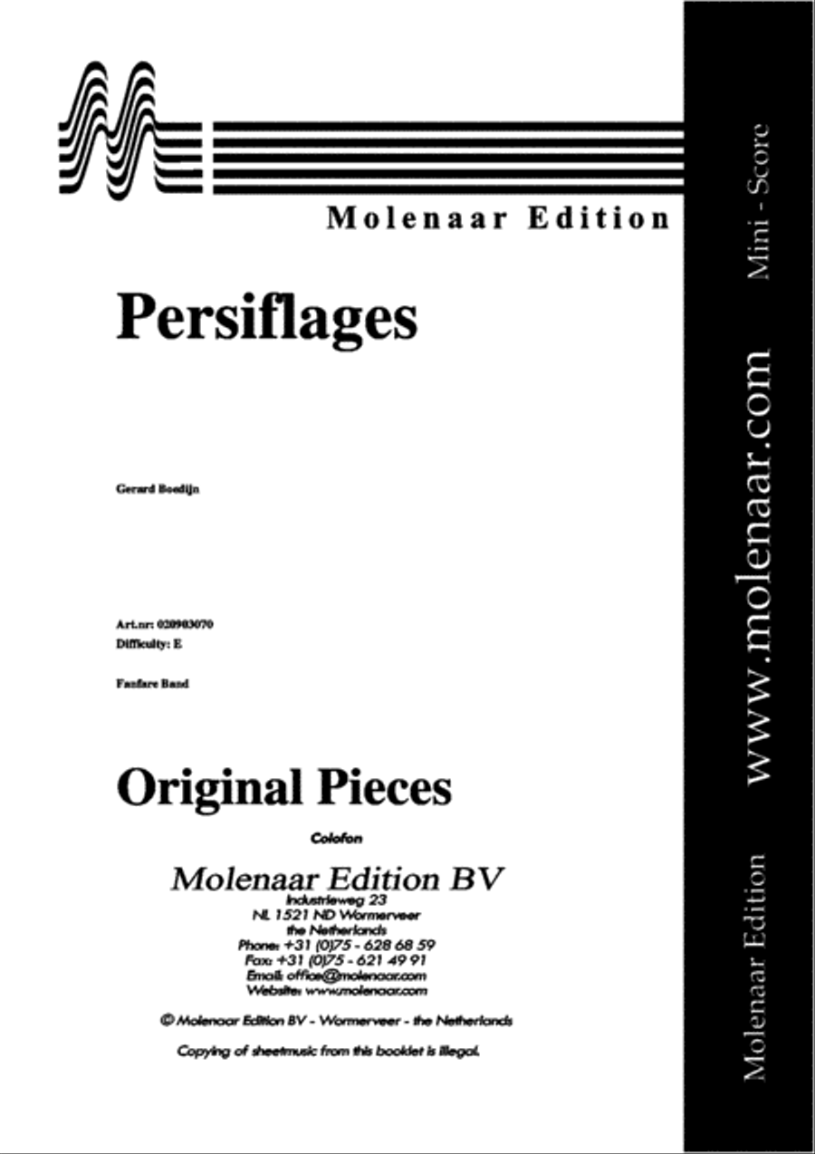Persiflages Concert Band scores gallery preview page 2