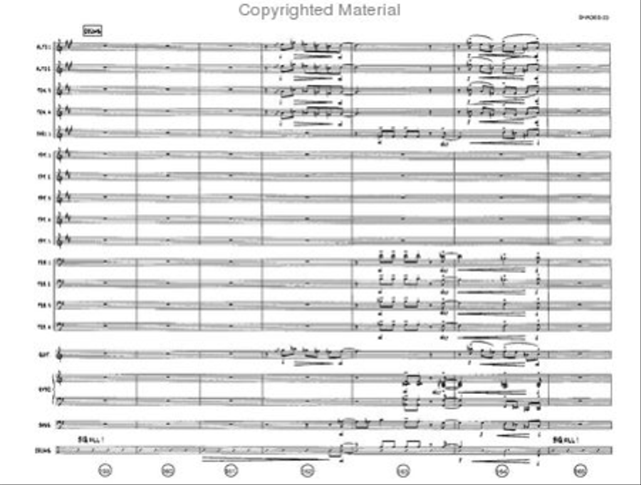 Shades On, Roof Down! Jazz Ensemble scores gallery preview page 22