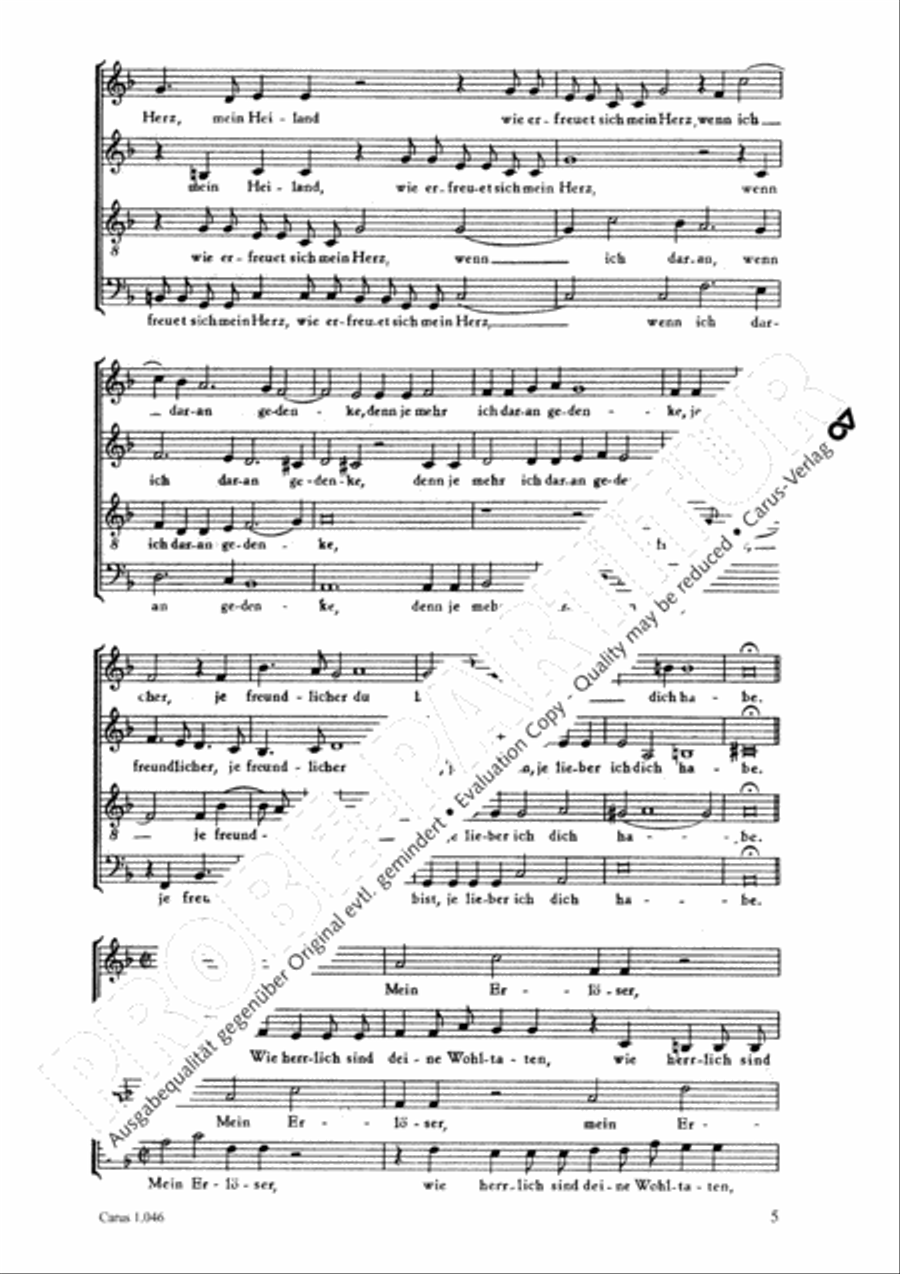 O susser, o freundlicher 4-Part scores gallery preview page 5