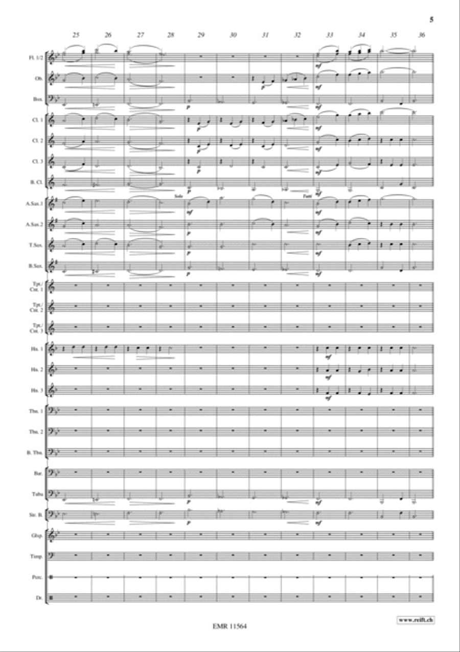 Edelweiss Concert Band scores gallery preview page 6