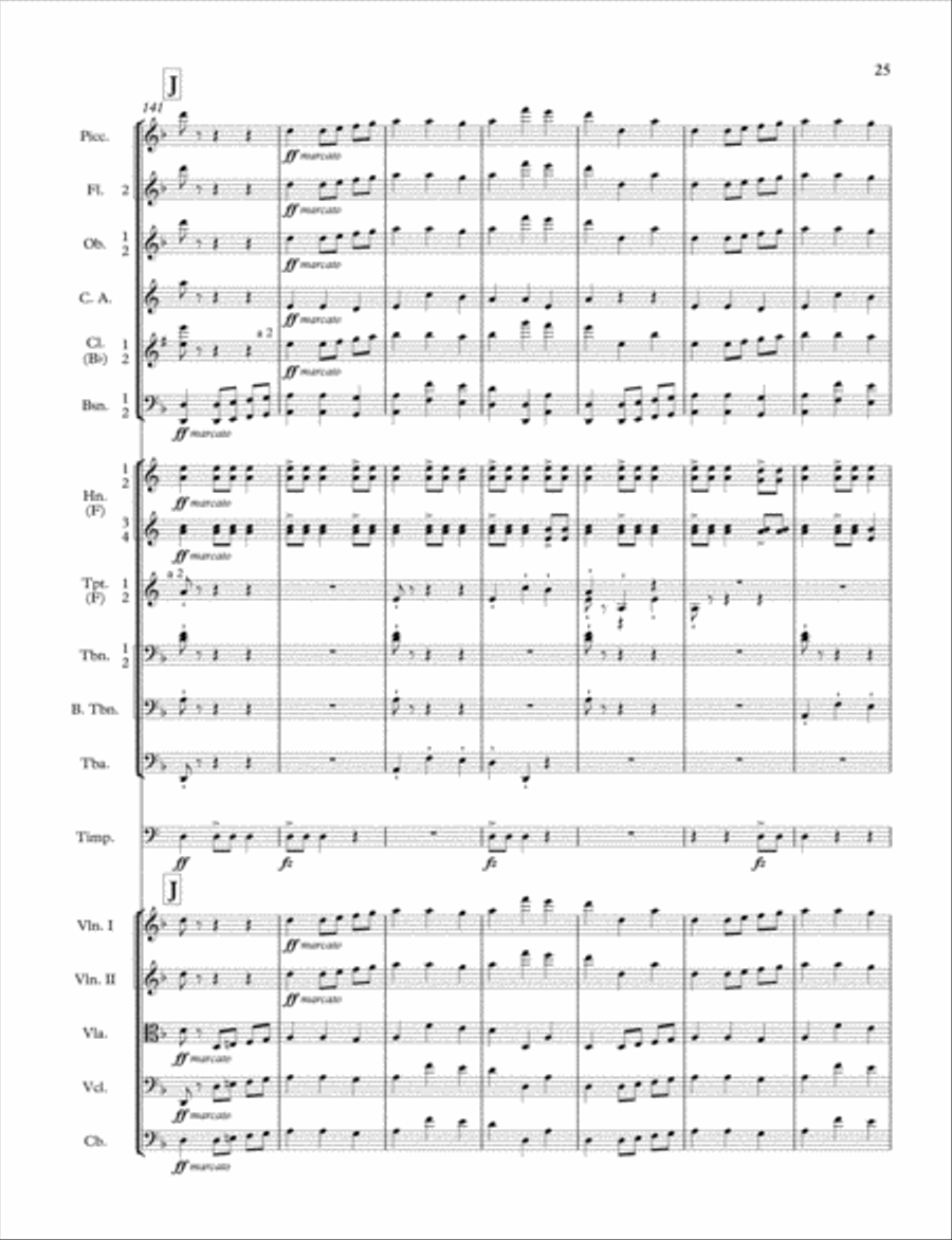 Norfolk Rhapsody No. 2 Full Orchestra scores gallery preview page 6