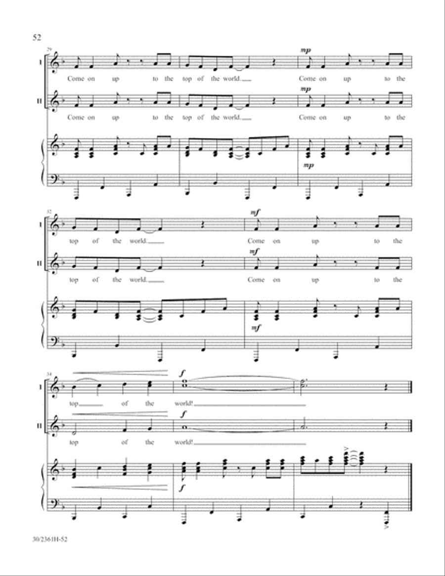 Ten Who Counted 2-Part scores gallery preview page 53