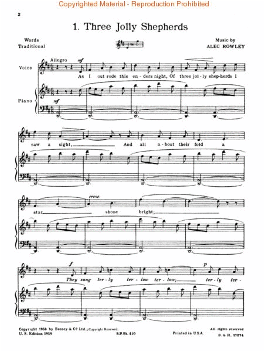 A Cycle of Three Mystical Songs