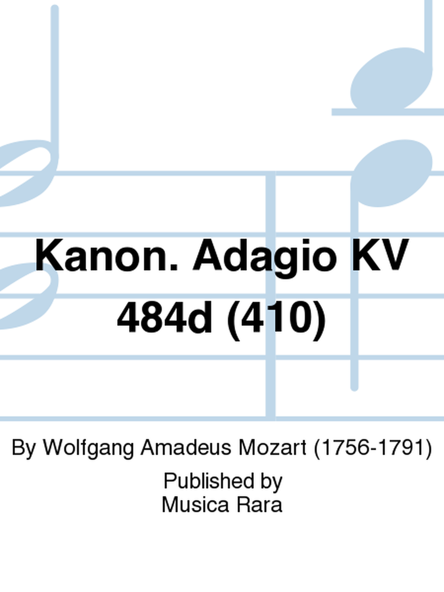 Canonic Adagio K. 484d