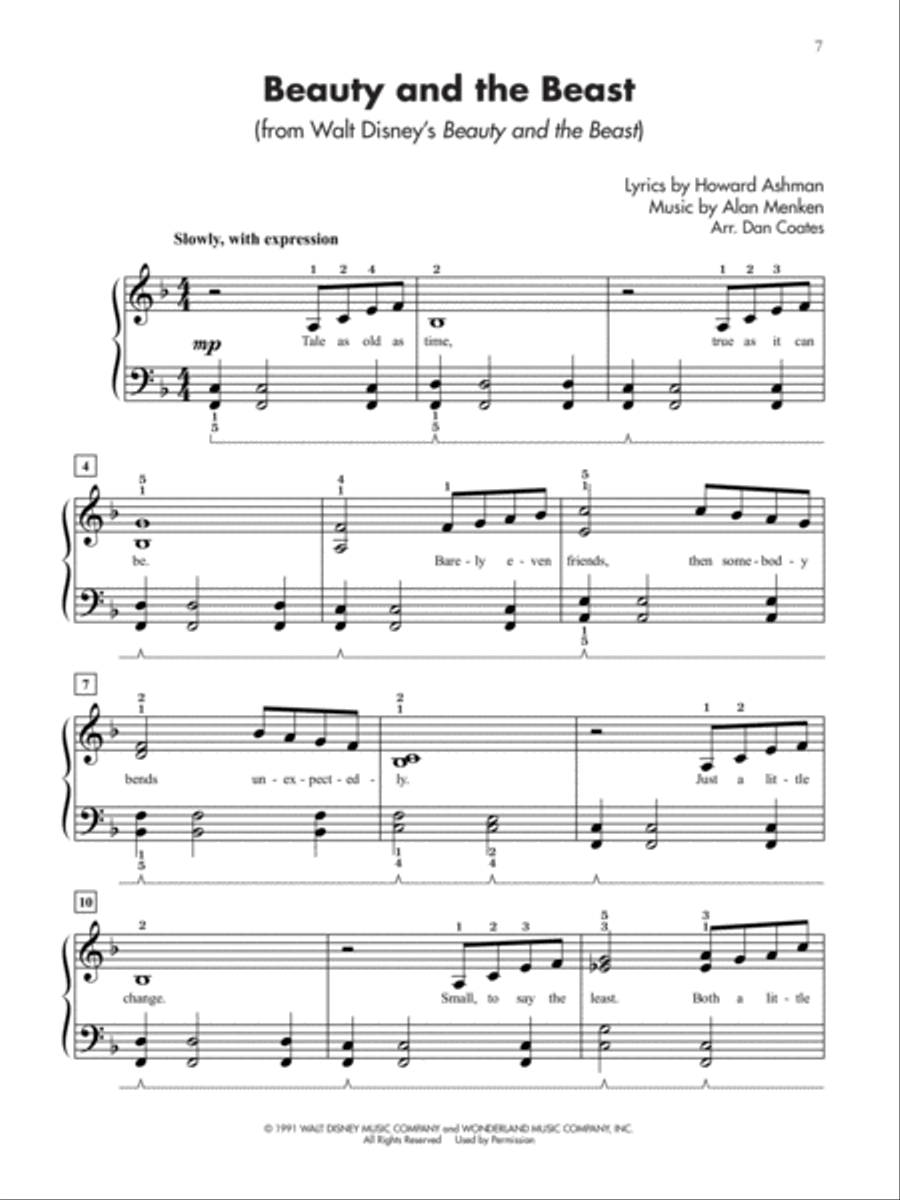 Top 40 Essential Piano Arrangements Easy Piano scores gallery preview page 4
