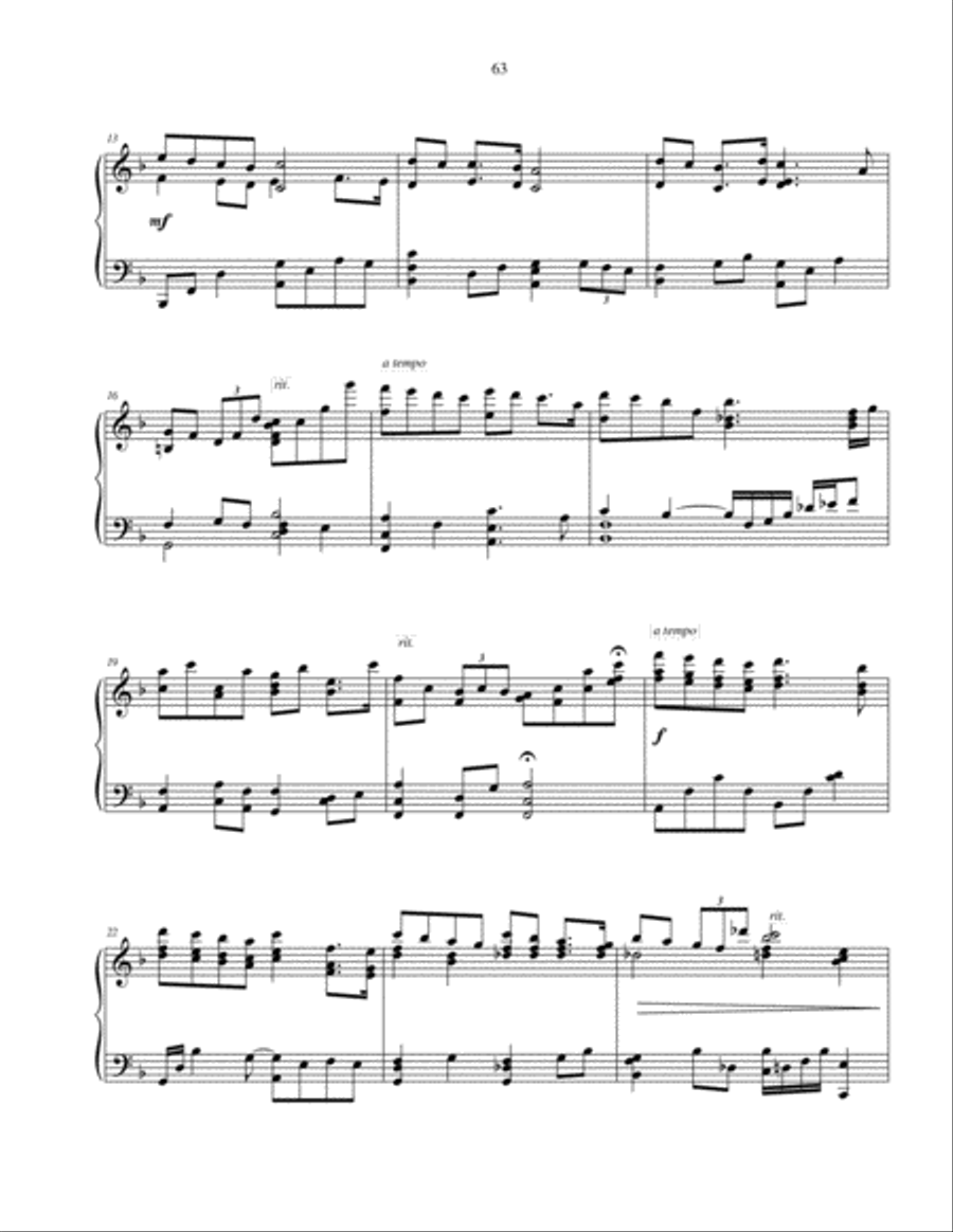 Christmas Peace - original piano solo Piano Solo scores gallery preview page 3
