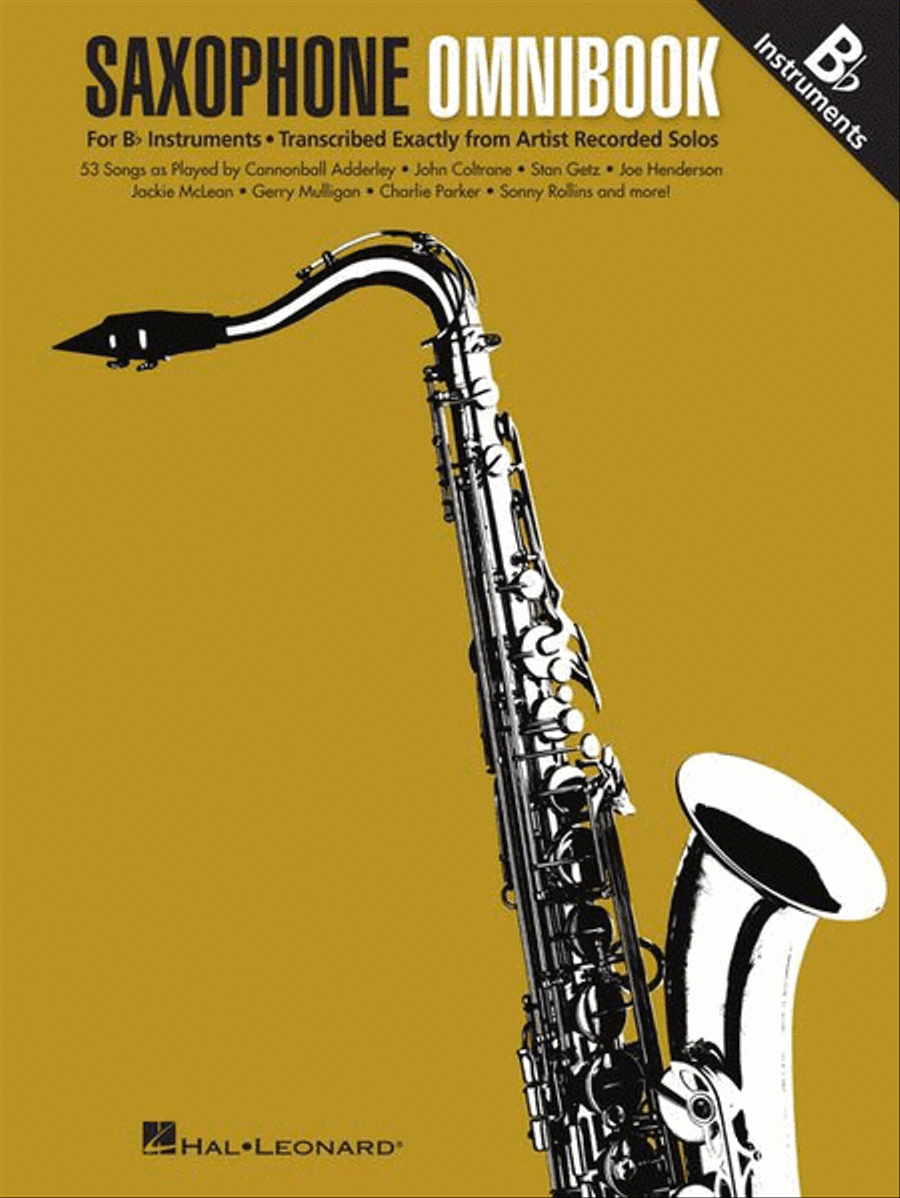 Saxophone Omnibook for B-Flat Instruments