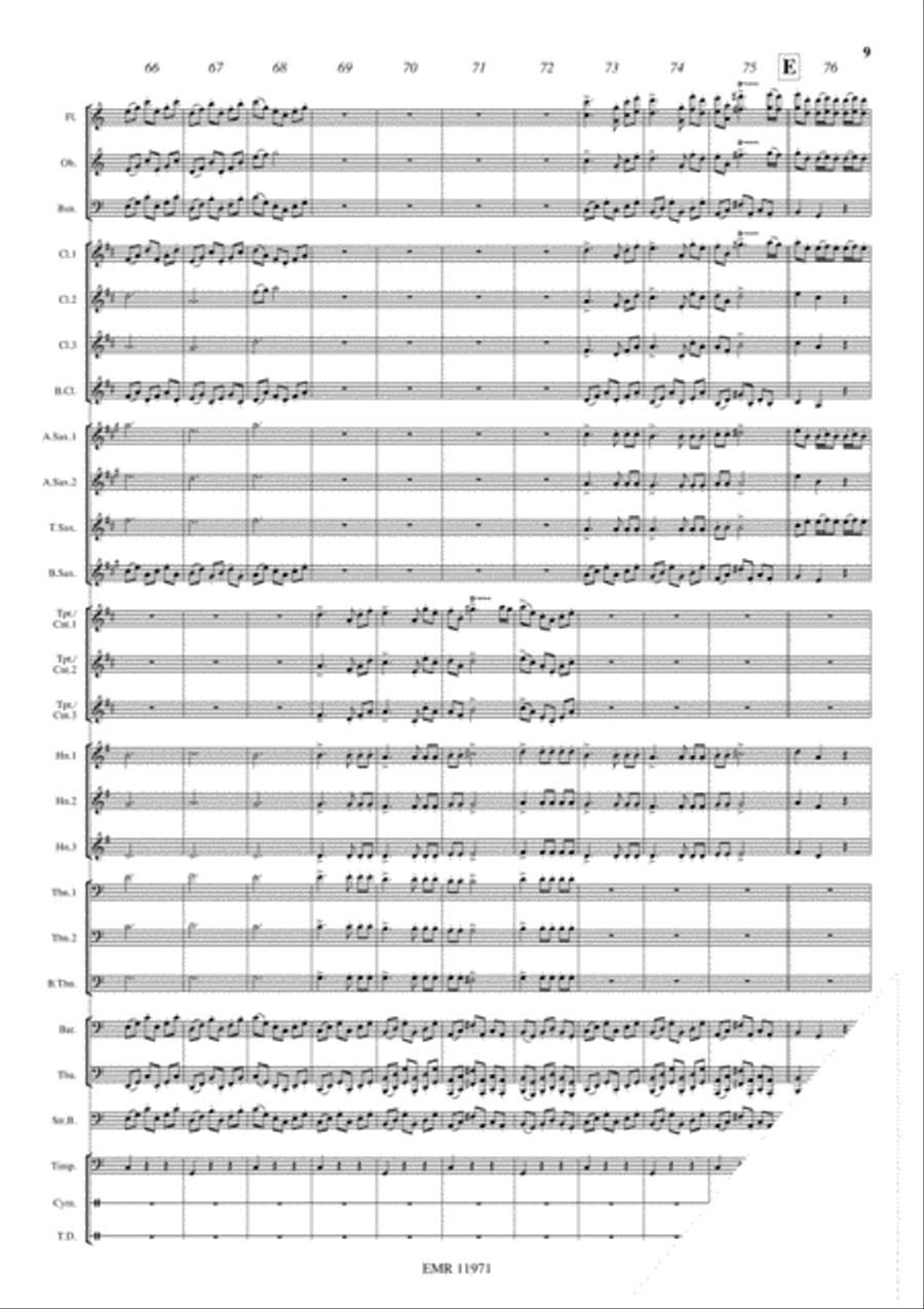 Fireworks Highlights Concert Band scores gallery preview page 10