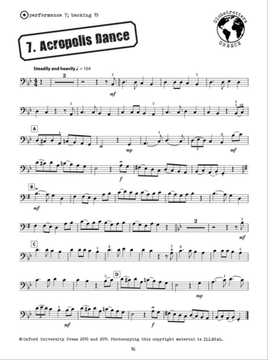 Cello Globetrotters + CD Cello Globetrotters + CD Piano Accompaniment scores gallery preview page 5