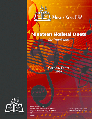 Nineteen Skeletal Duets for Trombones