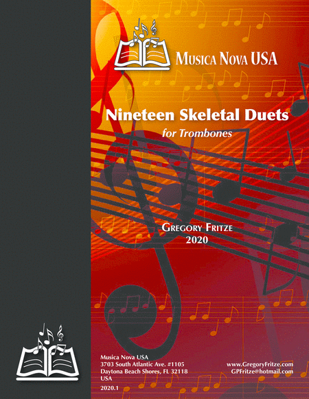 Nineteen Skeletal Duets for Trombones image number null
