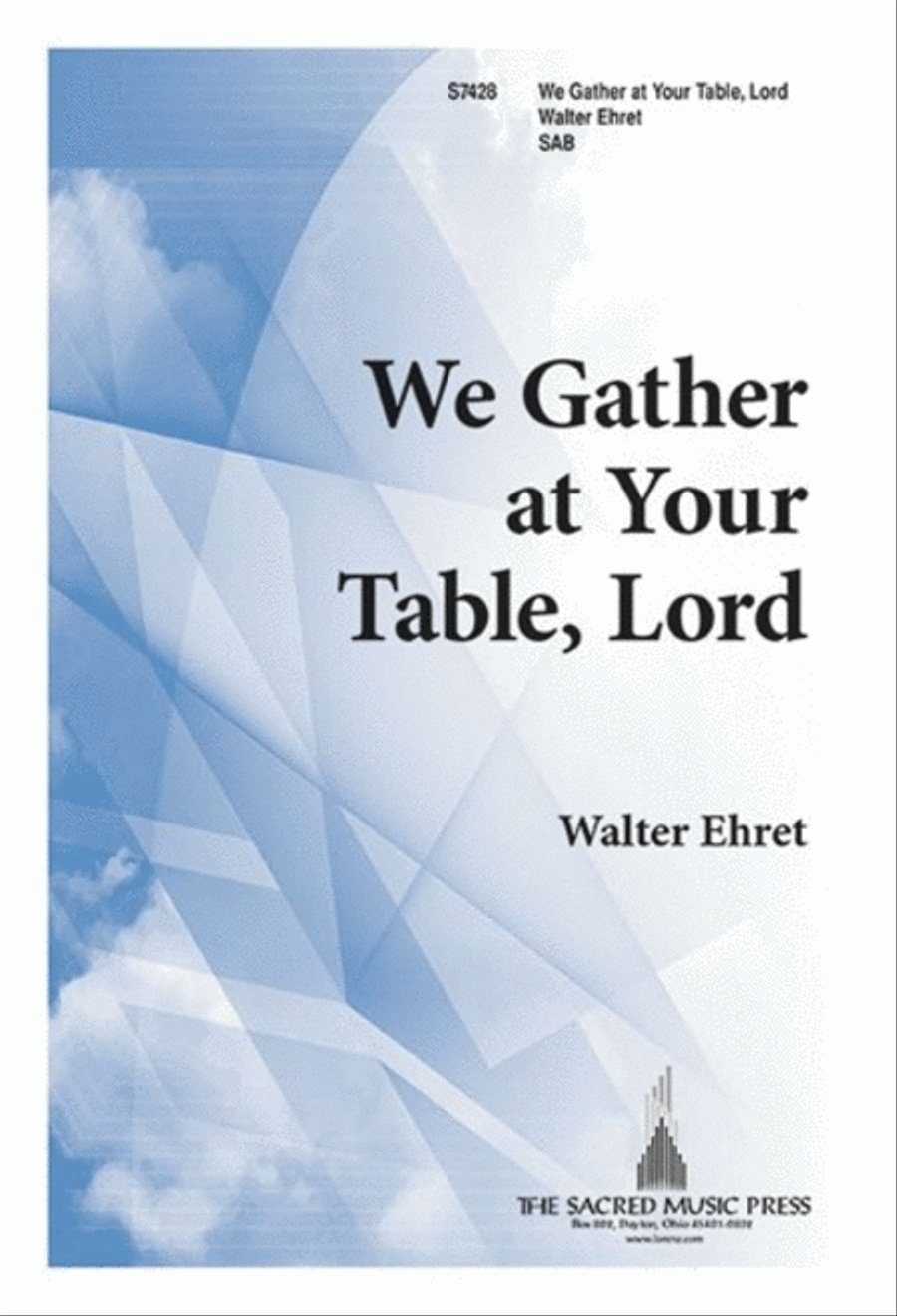 We Gather at Your Table, Lord 3-Part scores gallery preview page 1