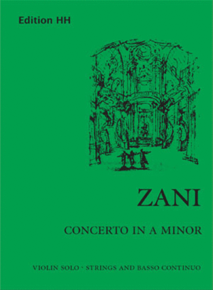 Concerto in A minor Orchestra scores gallery preview page 1