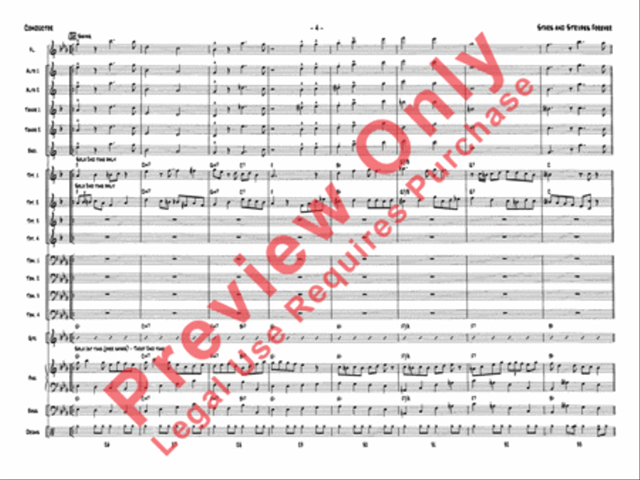Give It All You Got Marching Band scores gallery preview page 8