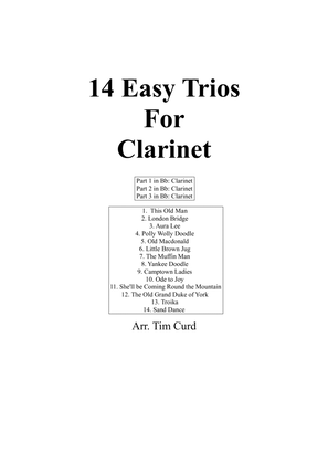 14 Easy Trios For Clarinet