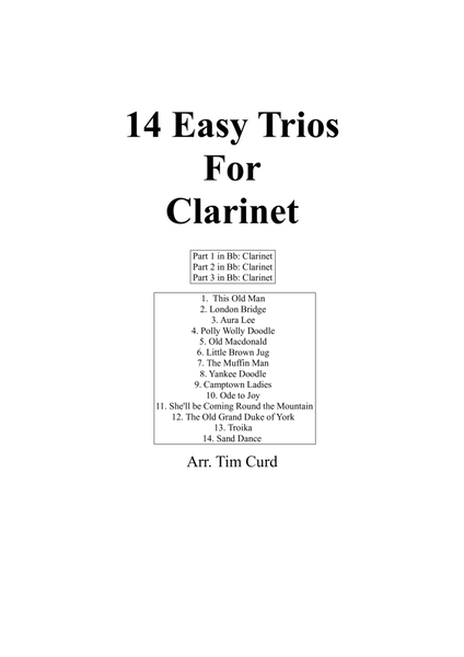 14 Easy Trios For Clarinet image number null