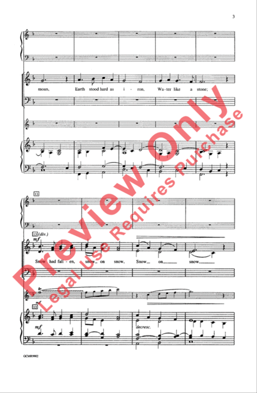 What Can I Give Him? 4-Part scores gallery preview page 3