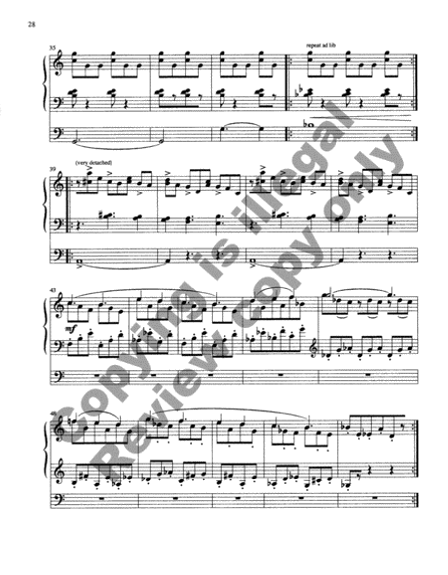Four Biblical Settings Four Biblical Settings Organ scores gallery preview page 13
