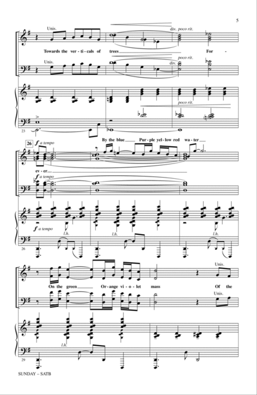 Sunday 4-Part scores gallery preview page 4
