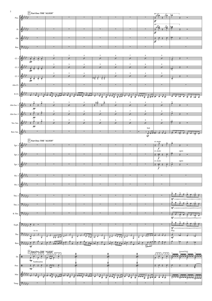 Rich Man's Frug Concert Band scores gallery preview page 2