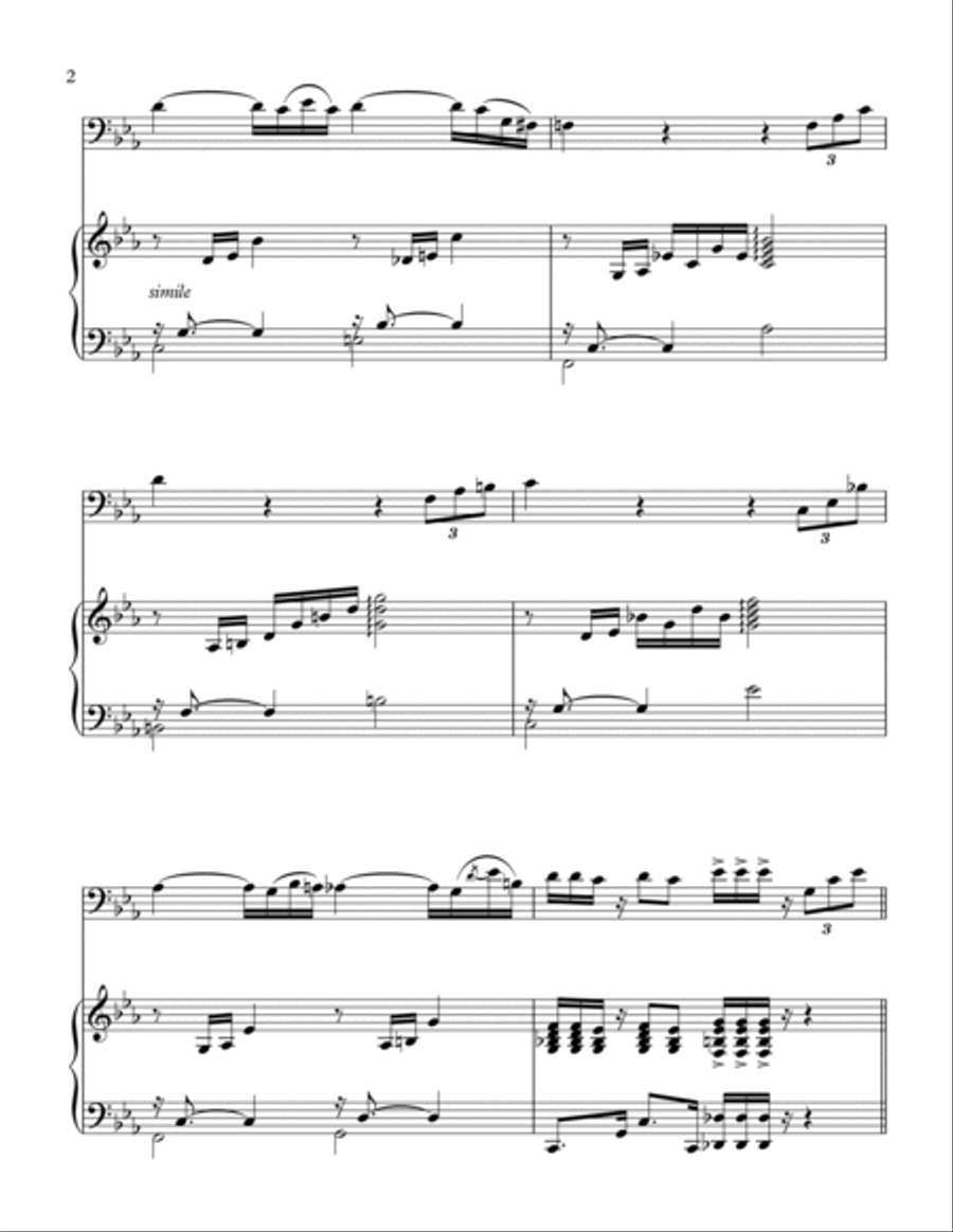 The Godfather (main Theme) Piano scores gallery preview page 3