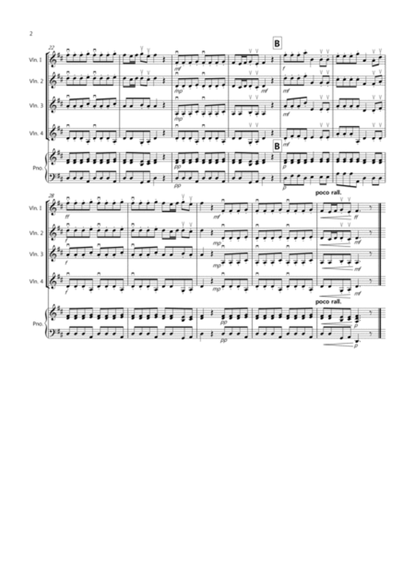 2 Classical Favourites for Violin Quartet (volume one) image number null