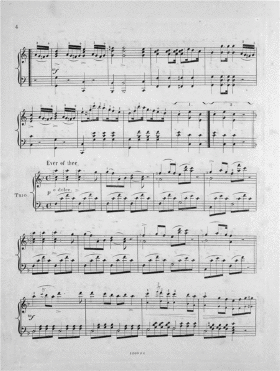 American Banner March Piano Solo scores gallery preview page 3