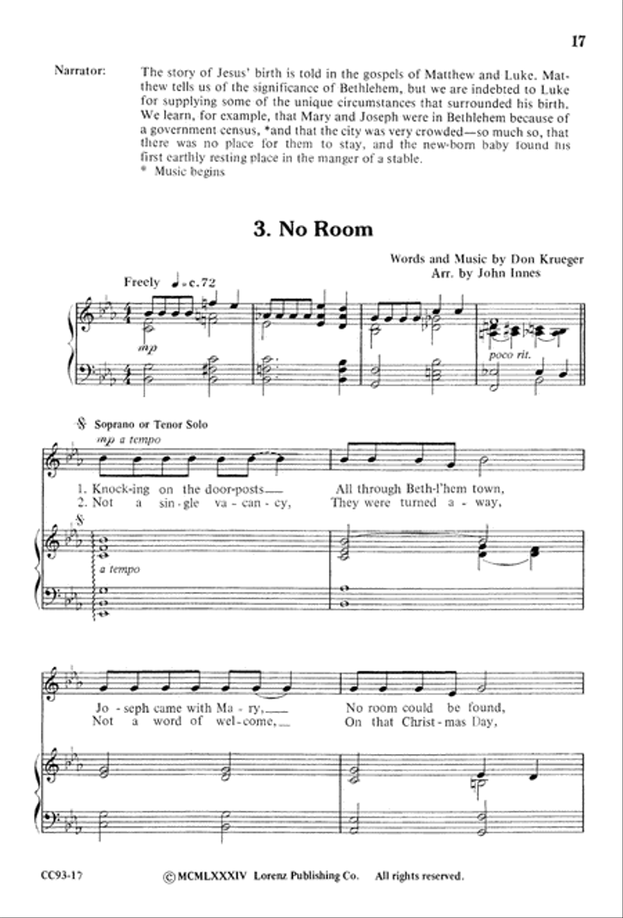 Jesus Is Born 4-Part scores gallery preview page 19