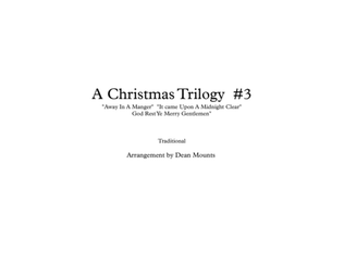 Book cover for A Christmas Trilogy #3 (Brass Quintet)