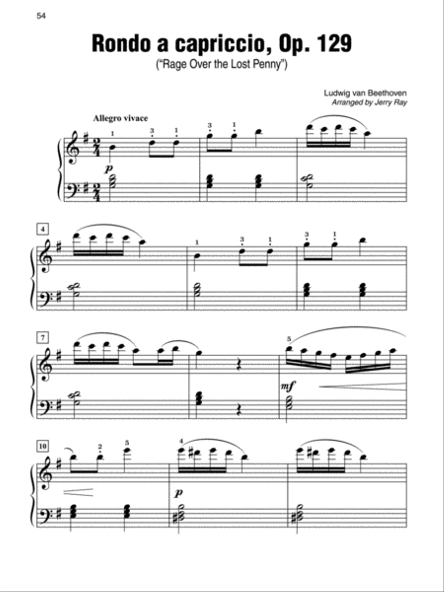 Simply Beethoven Simply Beethoven Easy Piano scores gallery preview page 5