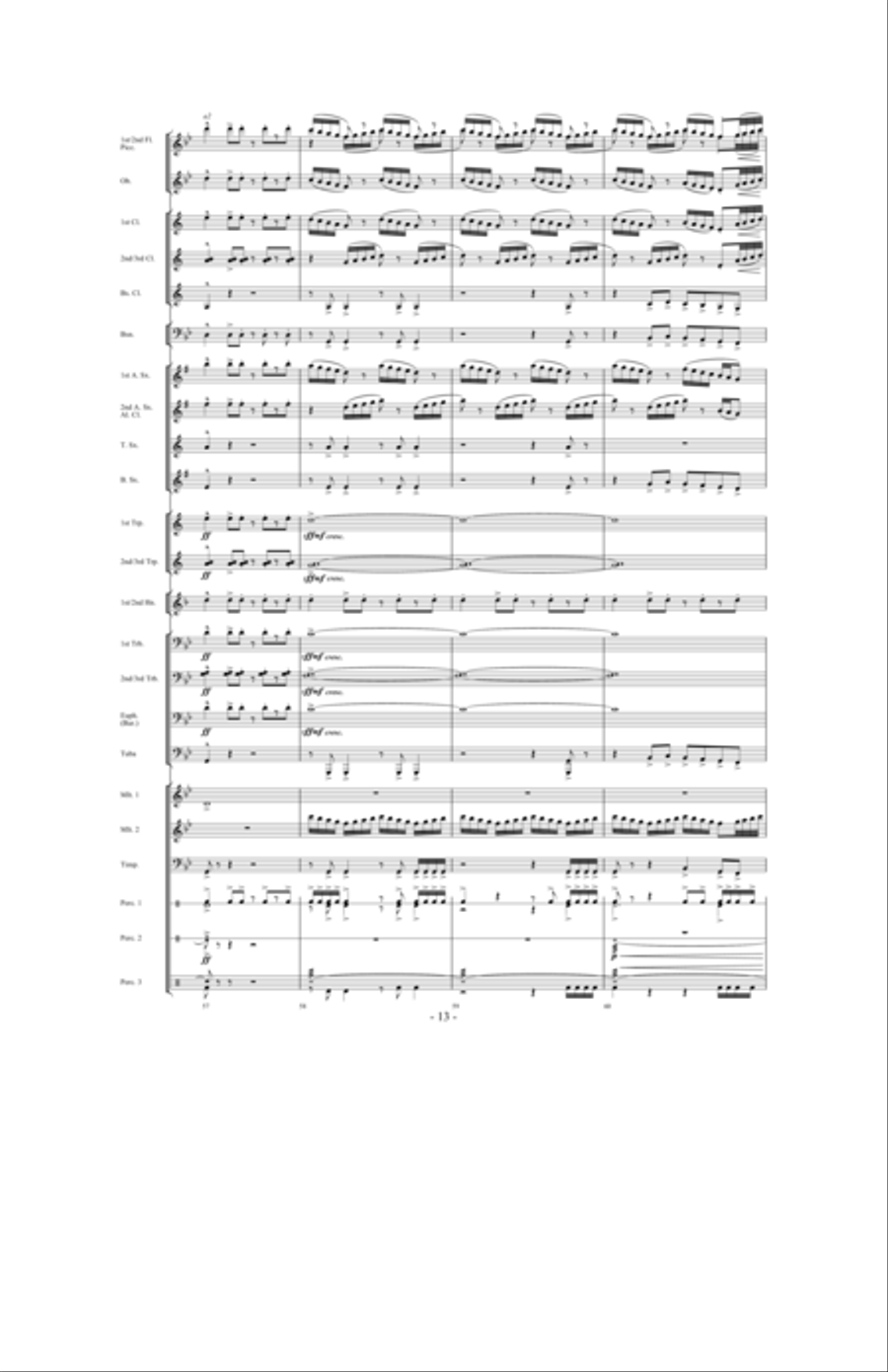 Toward the North Star Toward the North Star Concert Band scores gallery preview page 12