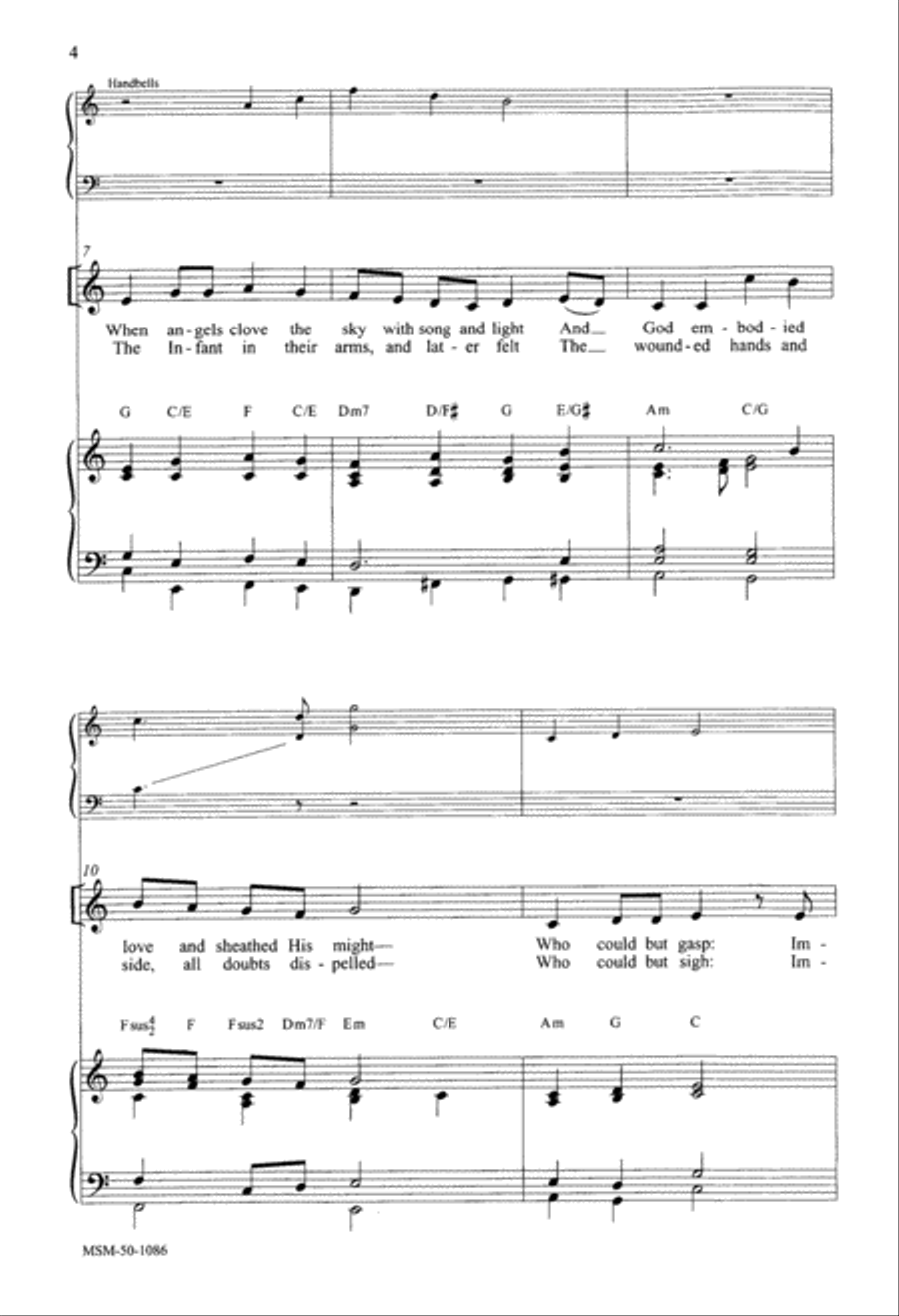 Peace Came to Earth 4-Part scores gallery preview page 2
