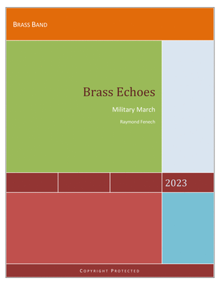 Book cover for Brass Echoes - For Brass Band