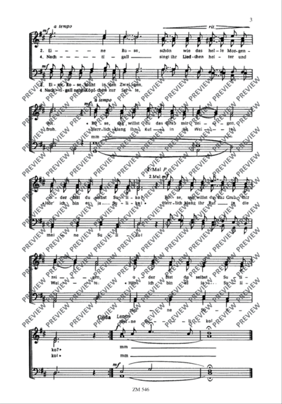 Suliko Men's Choir scores gallery preview page 4
