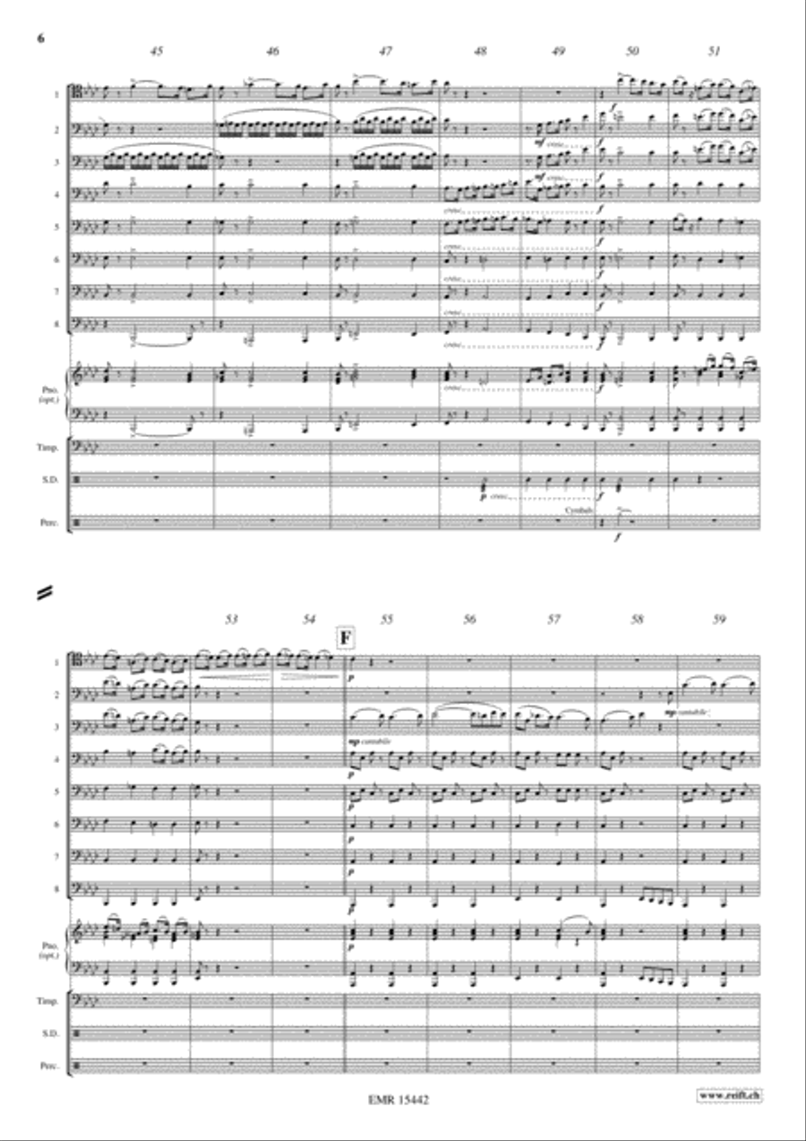 Triumphal Scene From Aida Trombone scores gallery preview page 6