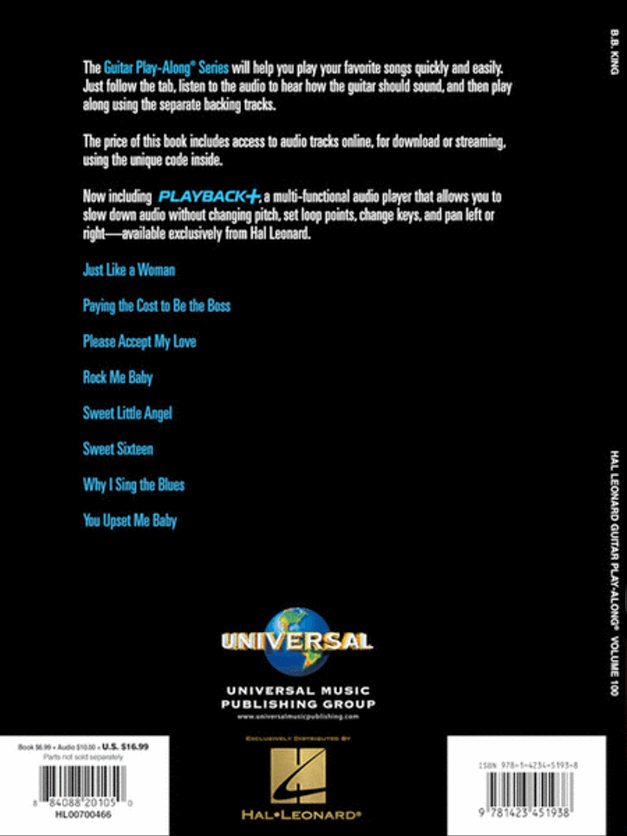 B.B. King Electric Guitar scores gallery preview page 8