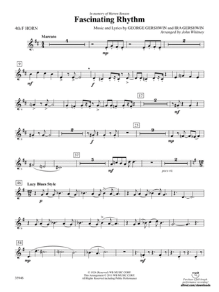 Fascinating Rhythm: 4th F Horn