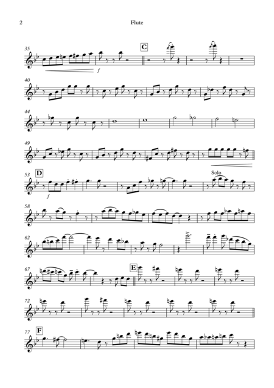 Tico Tico no Fuba: Flute & Clarinet Duet Woodwind Duet scores gallery preview page 3