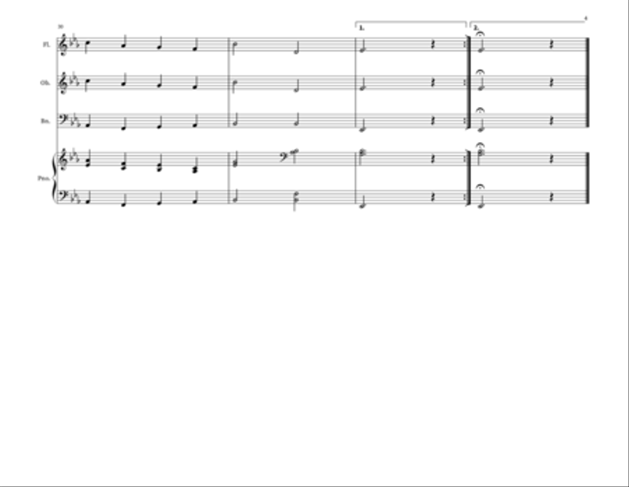 O Canada! Small Ensemble scores gallery preview page 4